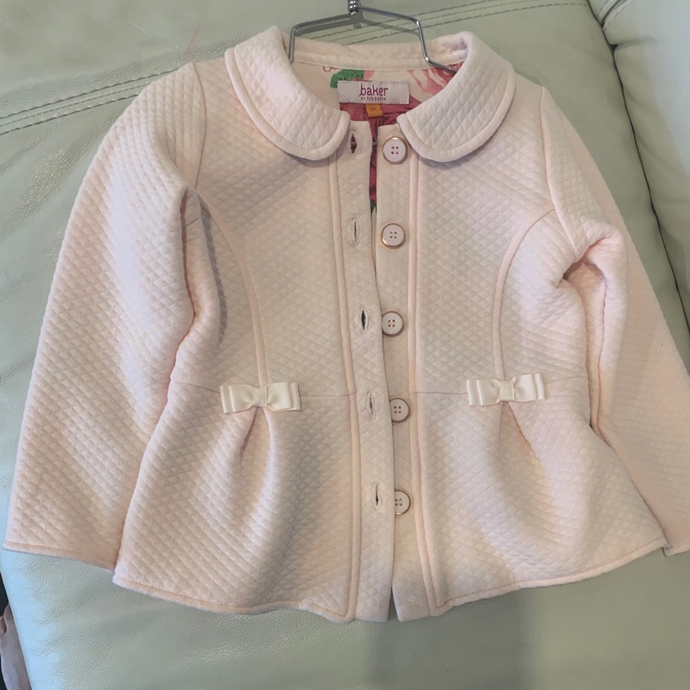 Light Pink Ted Baker toddler  girls coat age 4-5